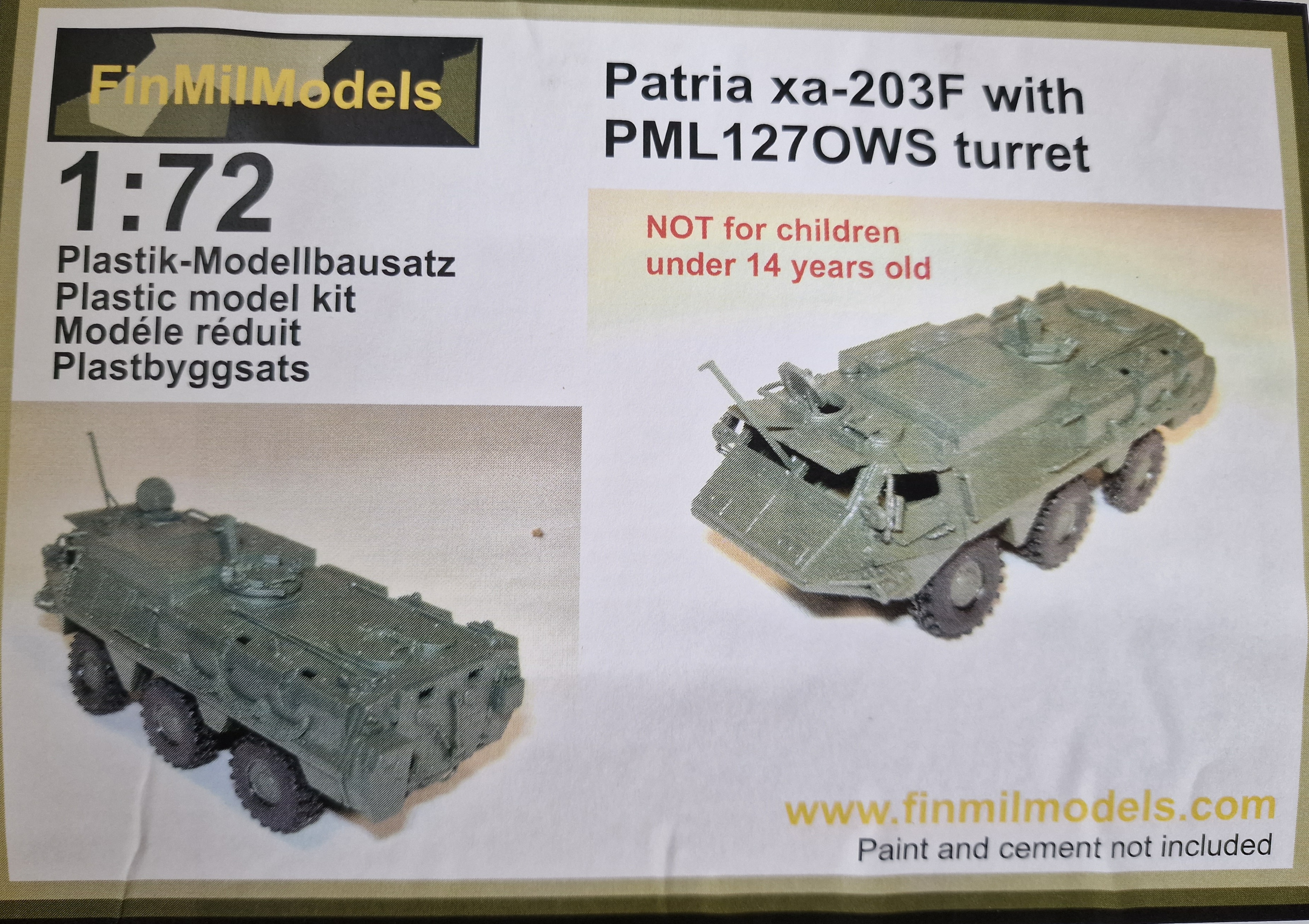 Patria XA-203F with PML127OWS turret