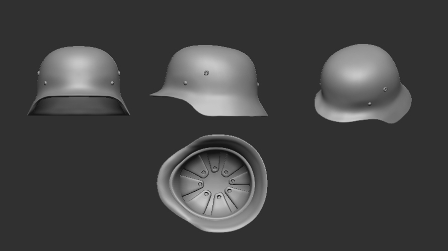 German helmet M35/40 Stahlhelm - detail (10pc)
