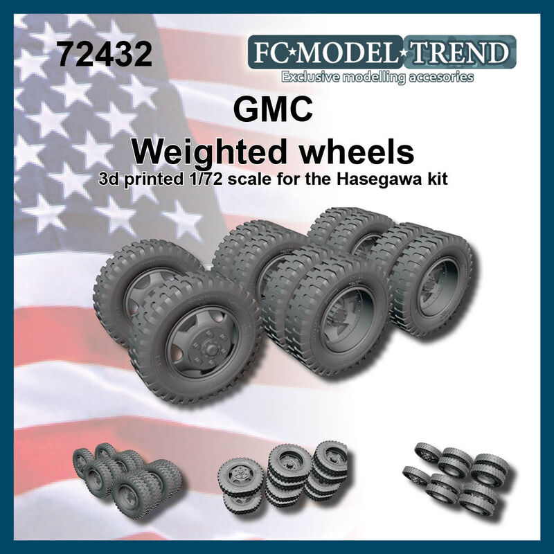 GMC 2,5t weighted wheels