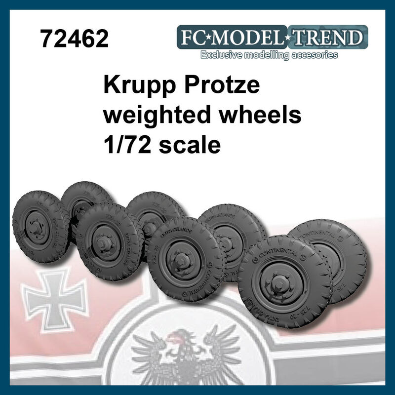 Krupp Protze weighted wheels