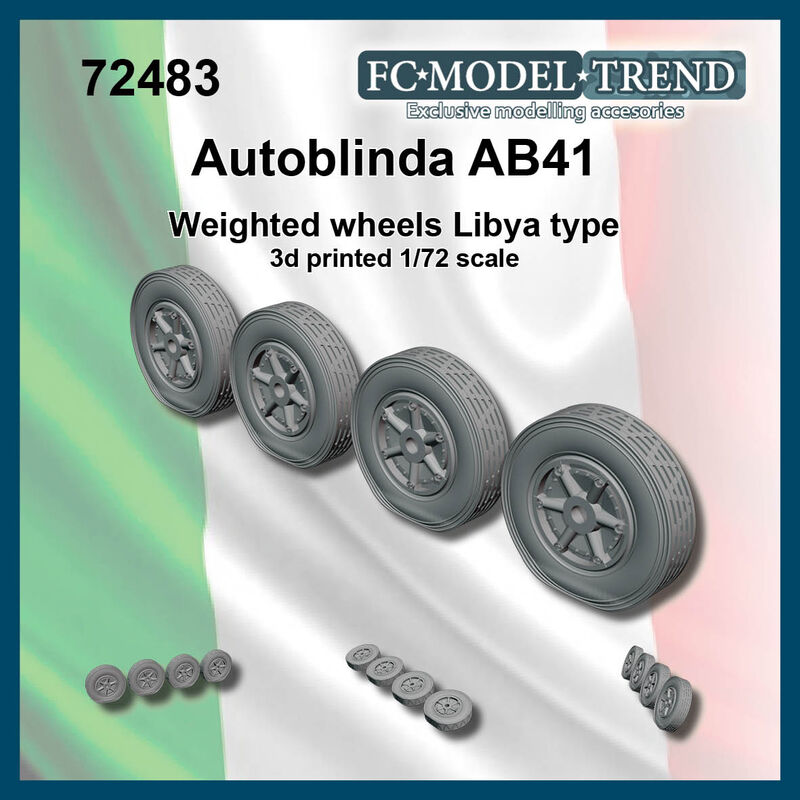 AB-41 "Libia" weighted wheels - Click Image to Close