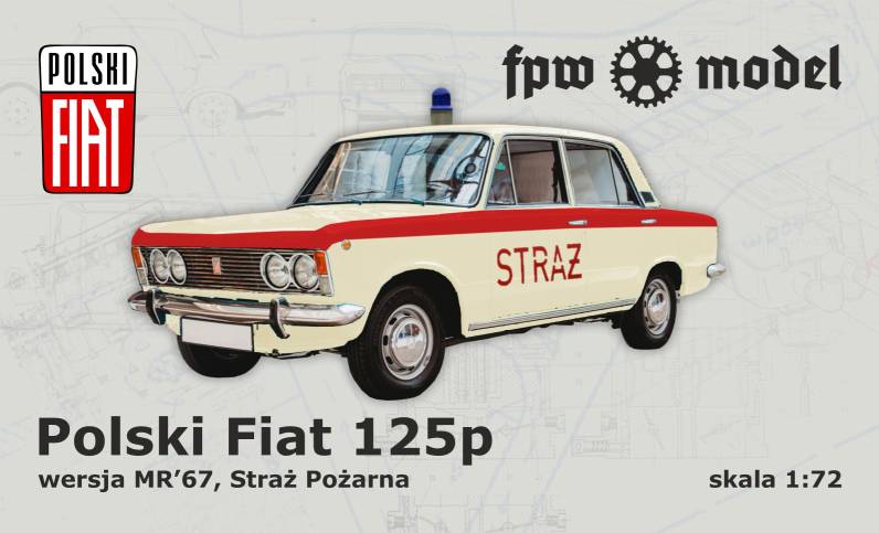 Polski Fiat 125p - early "Straż Pożarna"
