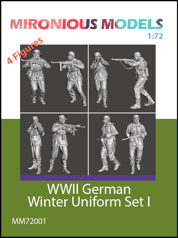 WW2 German Soldiers Winter Uniforms - set 1