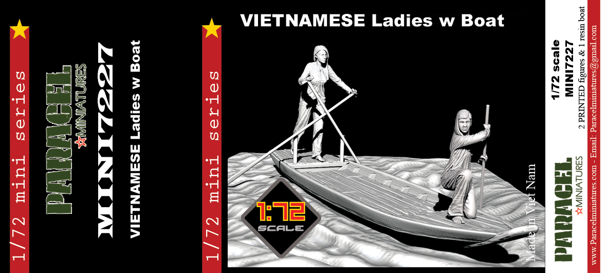 Vietnamese ladies in boat