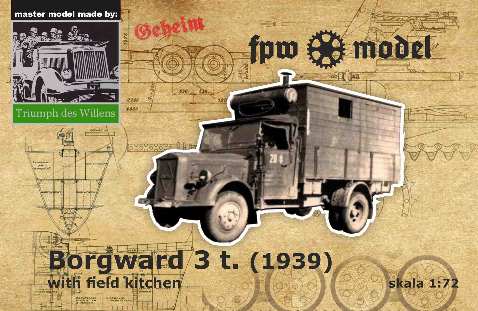 Borgward 3t (1939) with kitchen