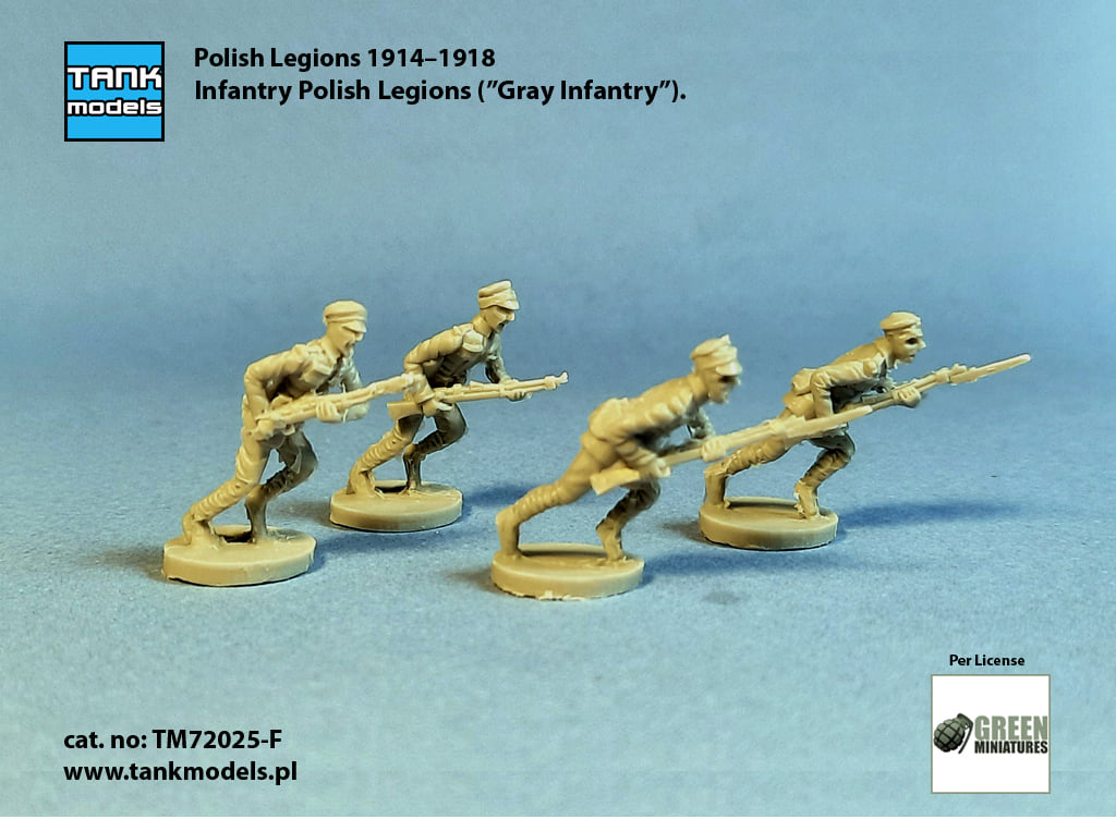Polish Legions 1914-1918 - infantry in attack