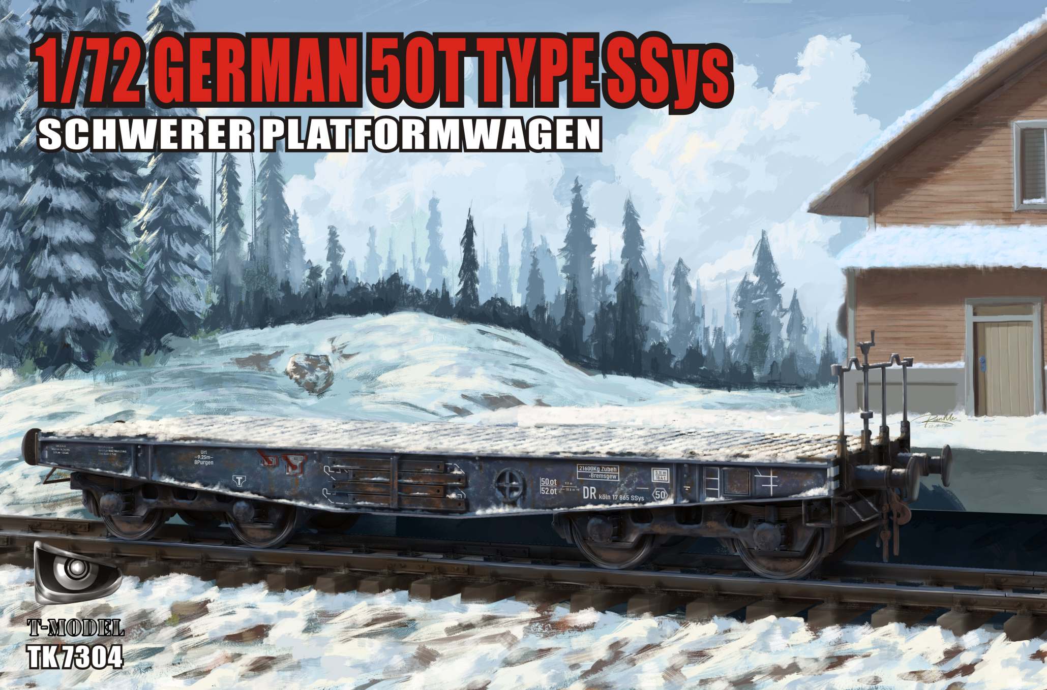 Schwere Plattformwagen Type SSys 50