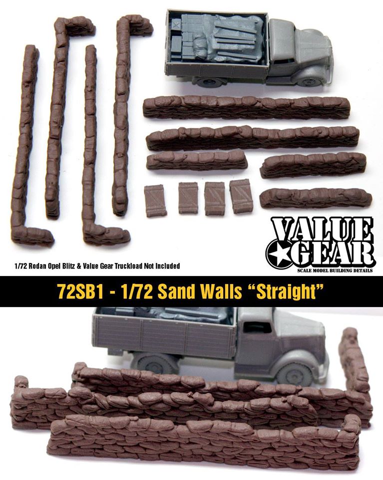 Sand Bag Walls "Straight"
