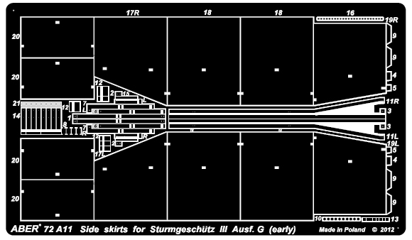 Sturmgeschutz III Ausf.G schurzen (Early model) - Click Image to Close