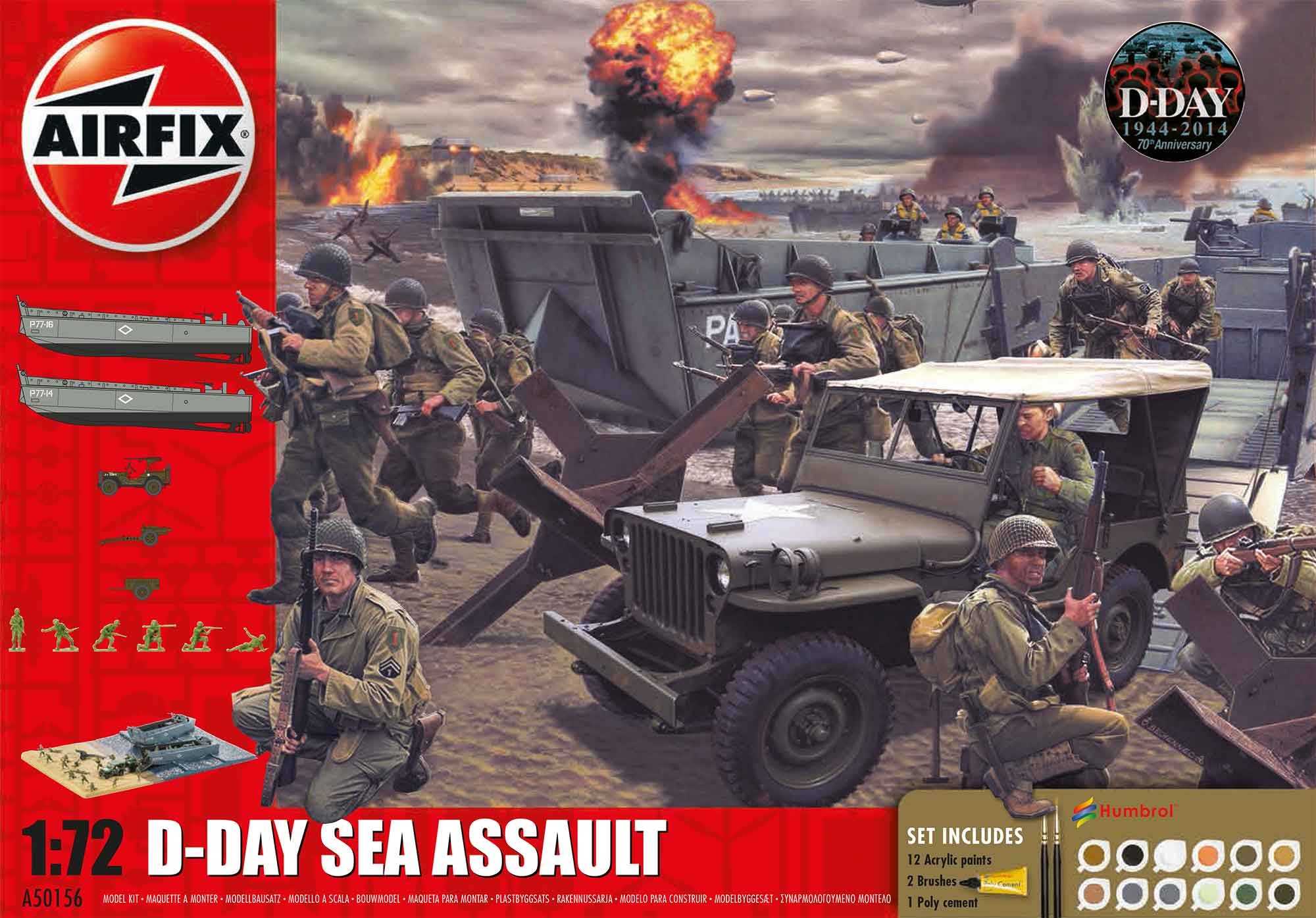 D-Day Sea Assault diorama - 75th Anniversary set