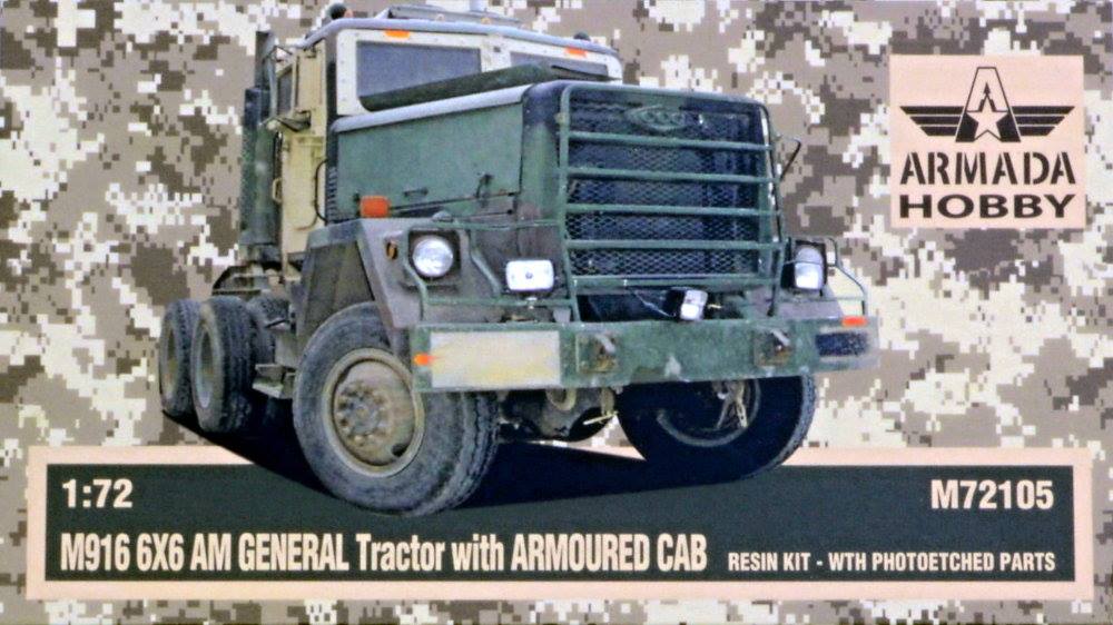 M916 AM General tractor with armoured cab