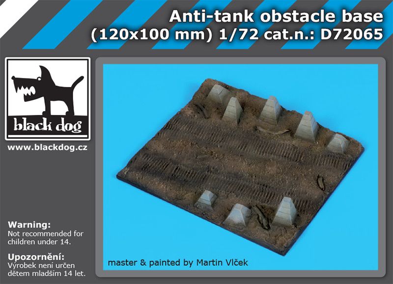 Anti-tank obstacle base (120x100mm)