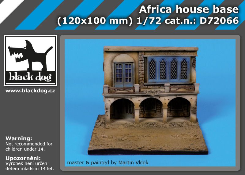 Africa house base (120x100mm)