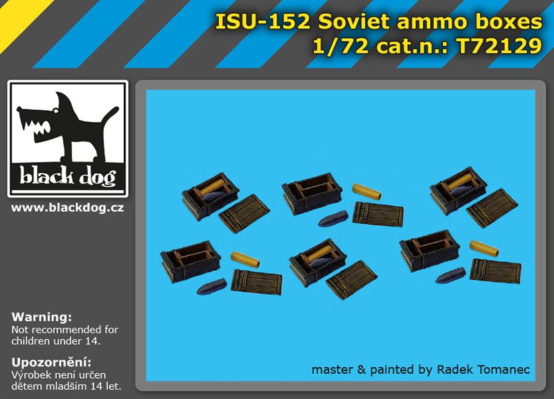 ISU-152 ammo with crates