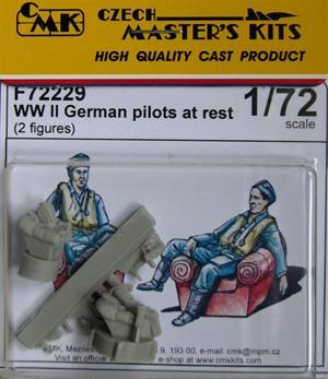 German pilots at rest