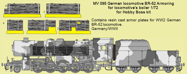 BR-52 Armoring for locomotive's boiler (HB)