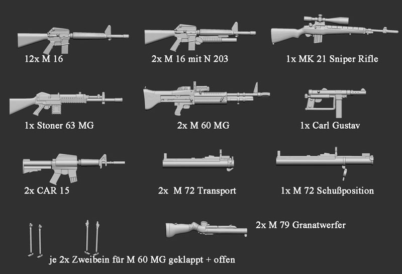 Cold War - U.S. weapons - set 1