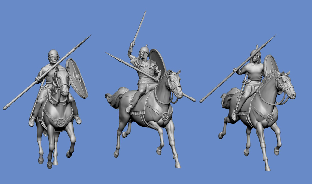 Celtic warriors - cavalry - set 3