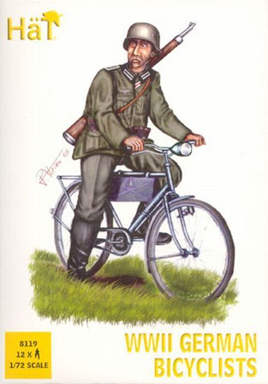 WWII German Infantry on bicyles