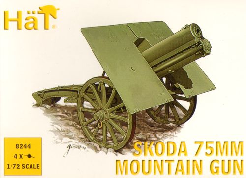 WWI Skoda 75mm Mtn Gun (4 kits)