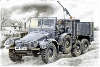 Krupp L2H143 Kfz.70 German Light Army Truck
