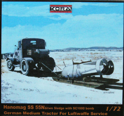 Hanomag SS 55N & two Sledge with SC1000 bomb