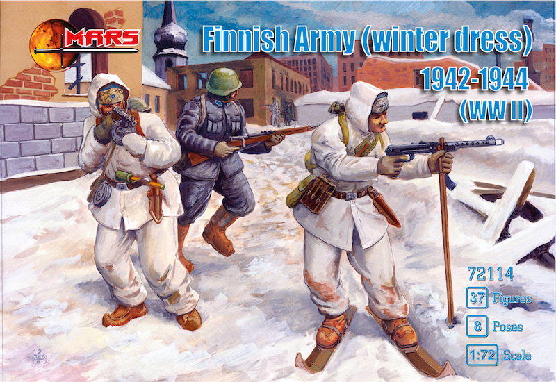 Finnish Army in winter dress 1942-1944