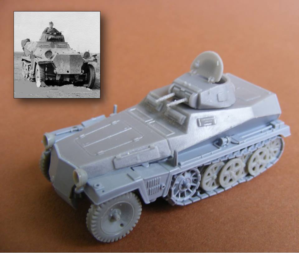 Sd.Kfz.253 with Panzer I turret (SA)