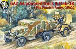 GAZ AA armoured truck& 2cm Flak 38 (Finland 1941)