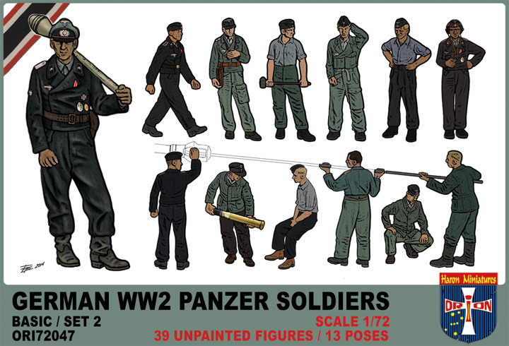 German panzer soldiers - set 2