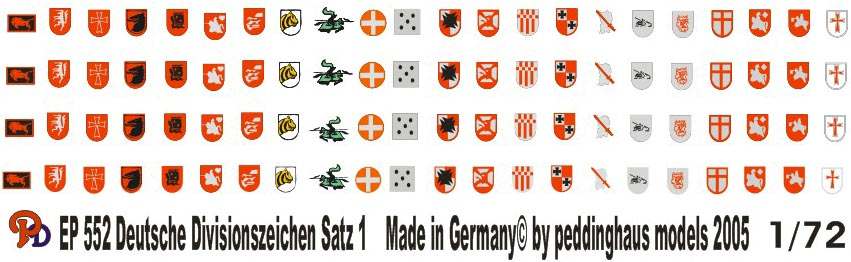 German WW2 Division emblems No.1