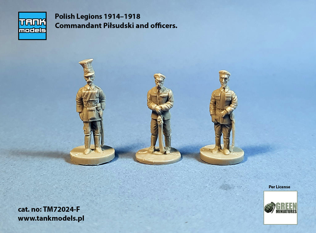 Polish Legions 1914-1918 - Commandant Piłsudski & Officers