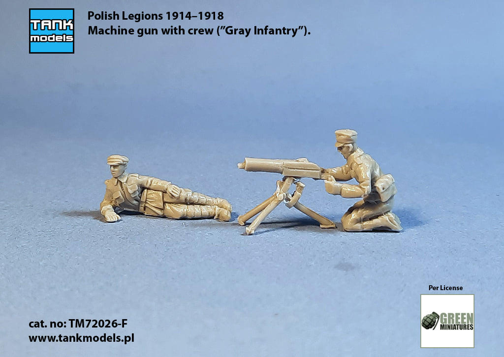 Polish Legions 1914-1918 - MG with crew