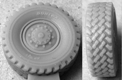 MAN 6x6 wheels "Dunlop" tyre (REV)