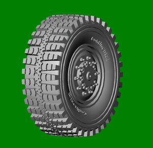 MAN 6x6 wheels "Continental" tyre (REV)