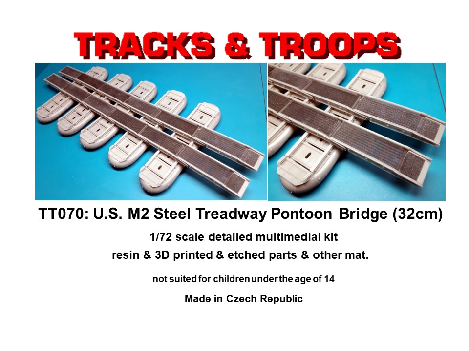 U.S. M2 Steel Treadway Pontoon Bridge (32cm)